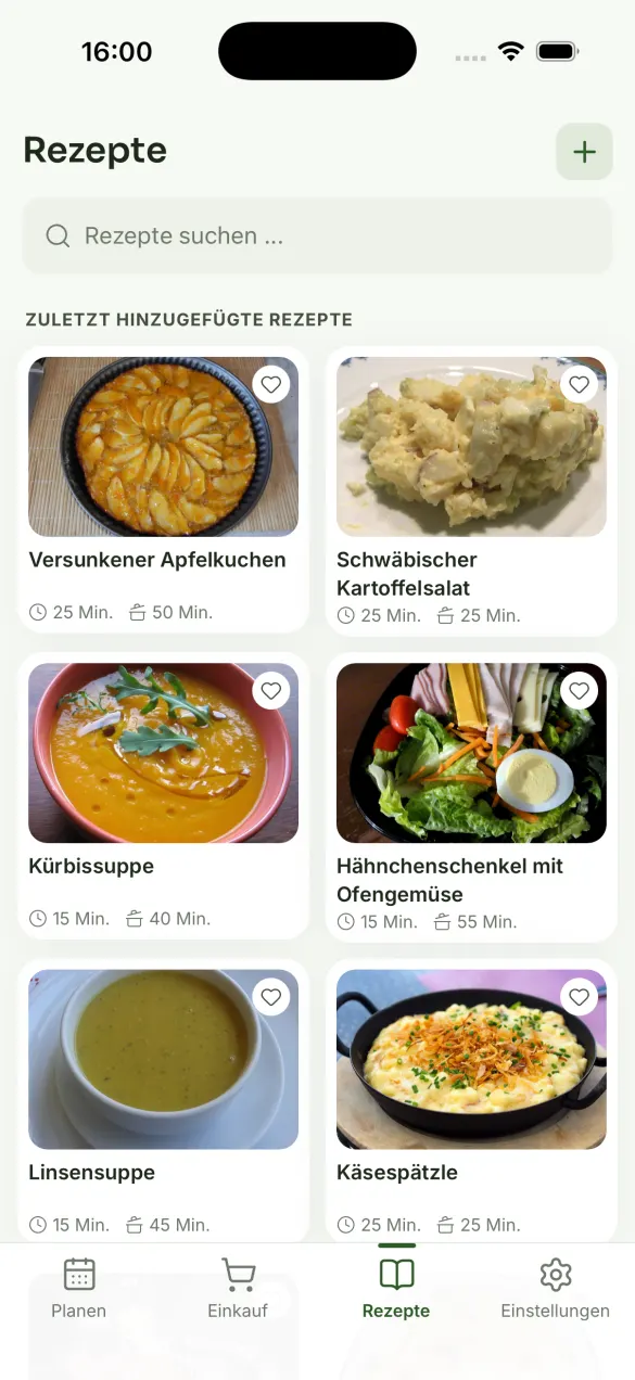 Yumiam — die Rezeptsammlung