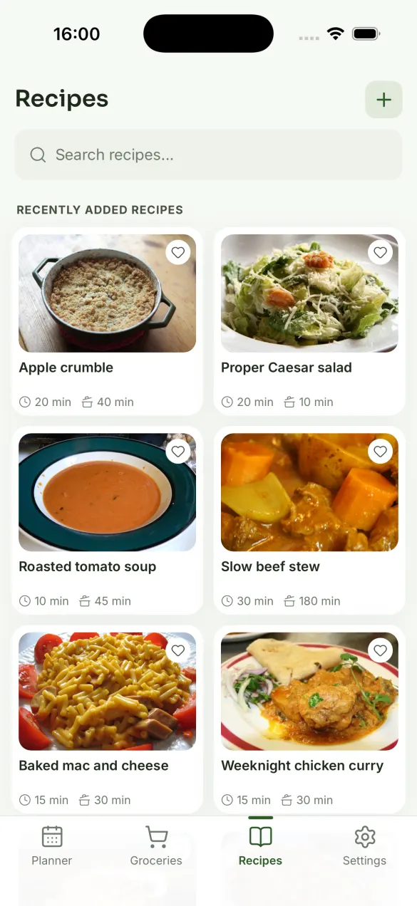 Yumiam — the recipe collection